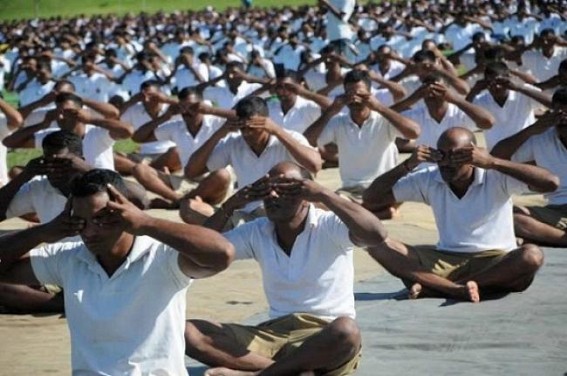 BSF, CRPF observe Yoga Day